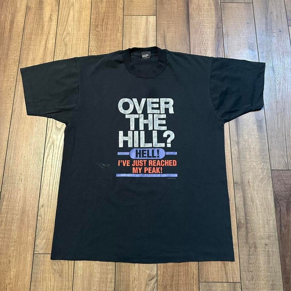 Vintage Over the Hill Tee Men's XL‎ Made In USA Single Stitch